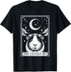 Tarot Card Vintage Crescent Moon Guinea Pig Mom Pet Lovers T-Shirt - T-Shirt | Black