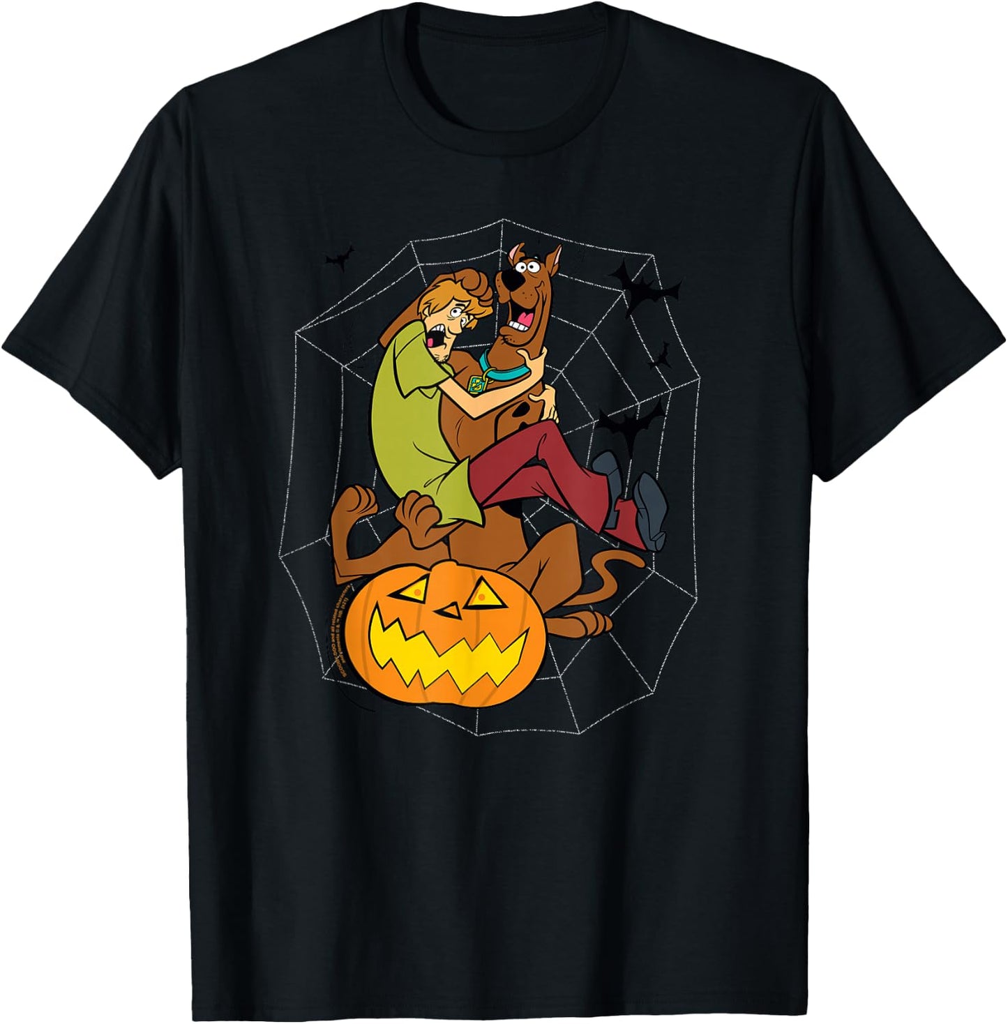 Scooby-Doo and Shaggy Spooky Surprise T-Shirt - T-Shirt | Black