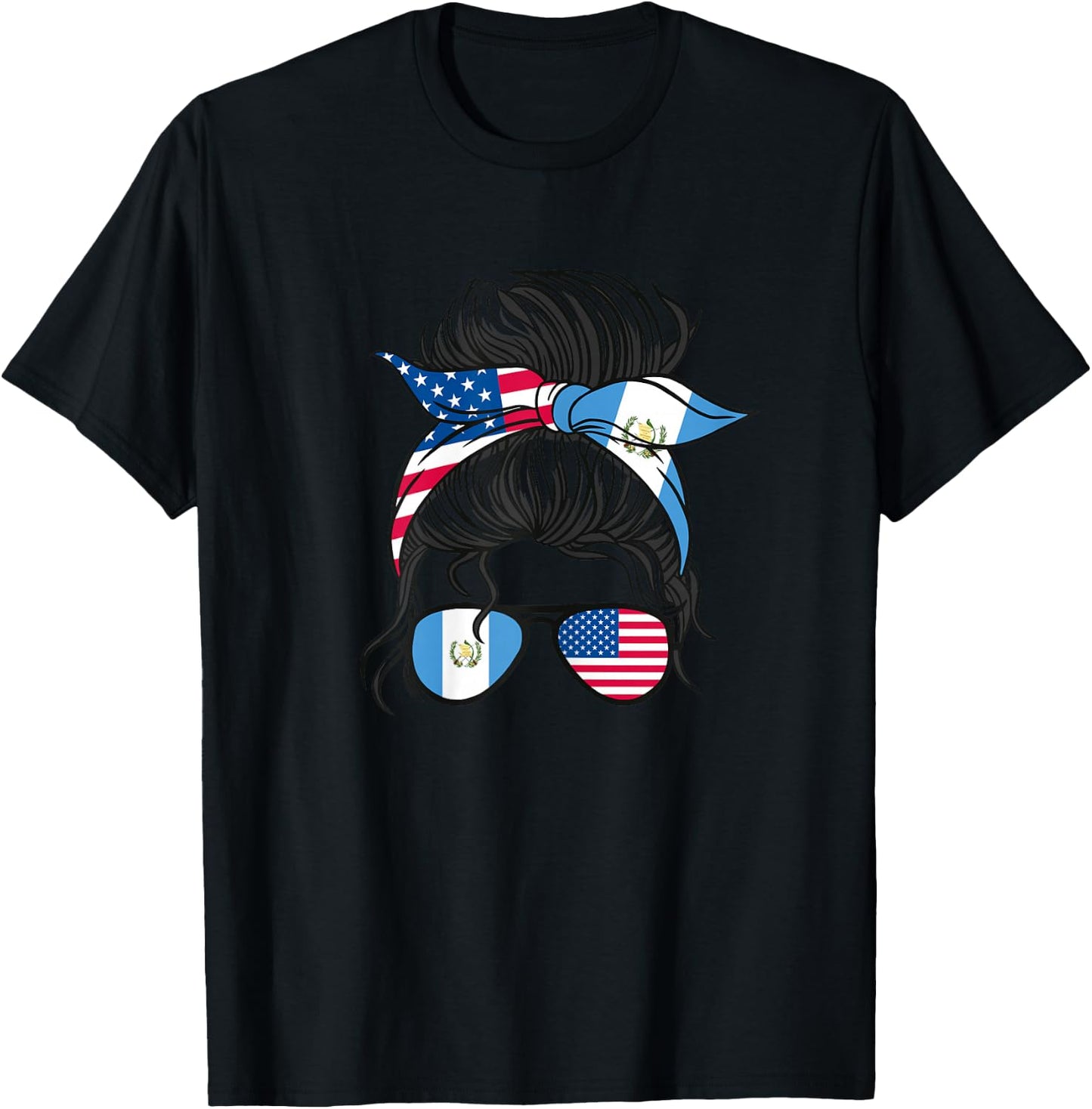 American guatemalan Girl T-Shirt - T-Shirt | Black