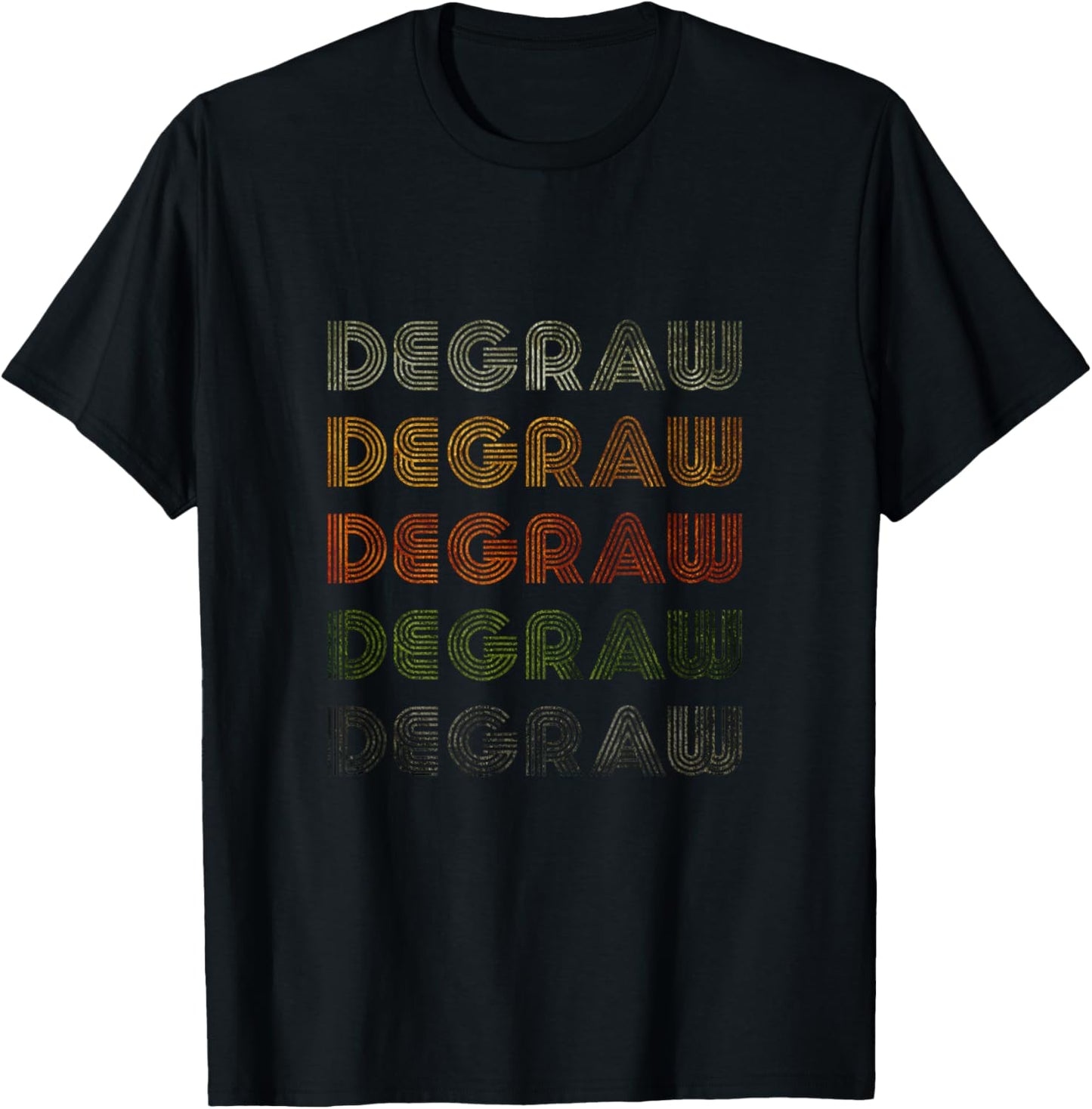 Love Heart Degraw Grunge Vintage Style Black Degraw T-Shirt - T-Shirt | Black