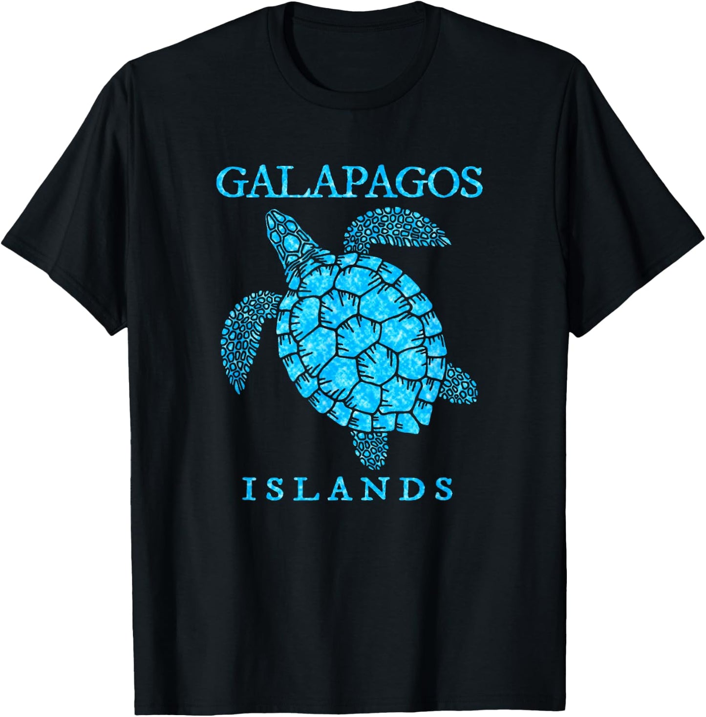 Galapagos Islands Ecuador Sea Turtle Souvenir T-Shirt - T-Shirt | Black