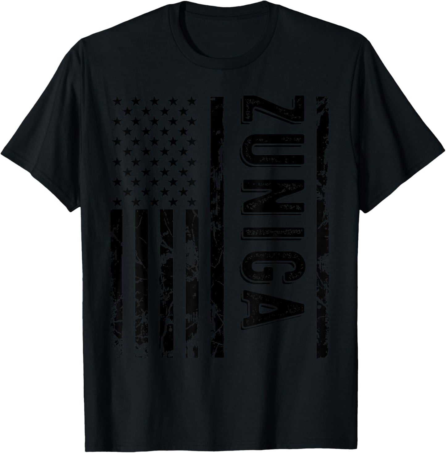 Zuniga Last Name Funny Surname Team Zuniga Family Reunion T-Shirt - T-Shirt | Black
