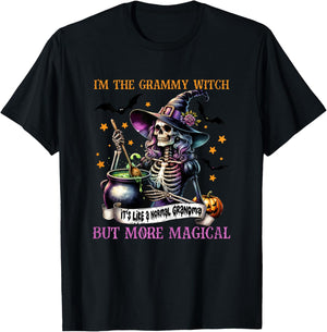 I'm The Grammy Witch Like A Normal Grandma But More Magical T-Shirt - T-Shirt | Black