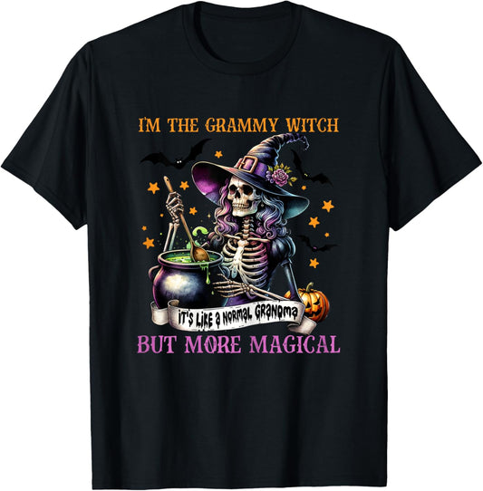 I'm The Grammy Witch Like A Normal Grandma But More Magical T-Shirt - T-Shirt | Black
