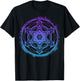 Metatron's Cube Merkaba Sacred Geometry Spiritual Yoga T-Shirt - T-Shirt | Black
