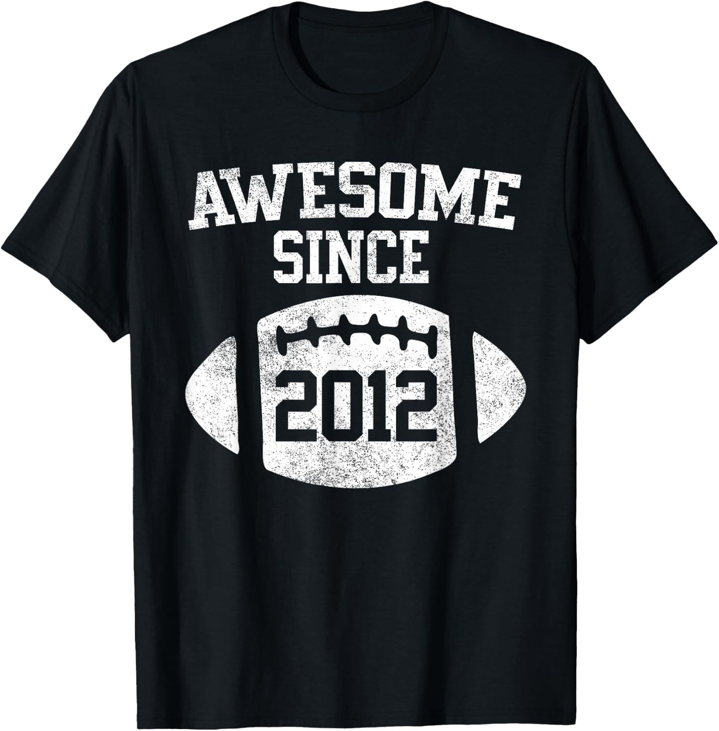 Awesome Since 2012 Football Player T-Shirt - T-Shirt | Black