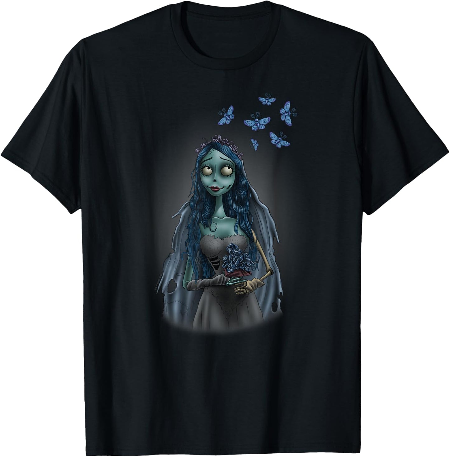 Corpse Bride - Butterflies T-Shirt - T-Shirt | Black