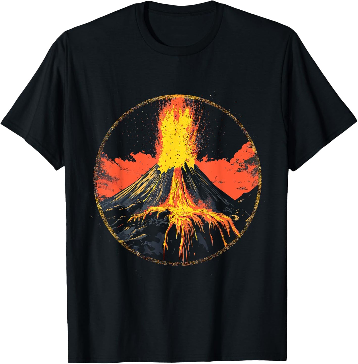 Cool erupting volcano costume for boys and girls T-Shirt - T-Shirt | Black