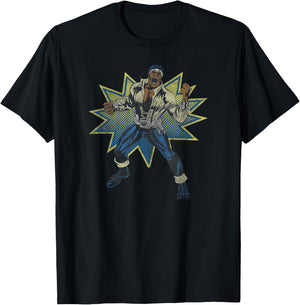 Marvel Luke Cage Vintage Comic Hero Action Shot T-Shirt - T-Shirt | Black