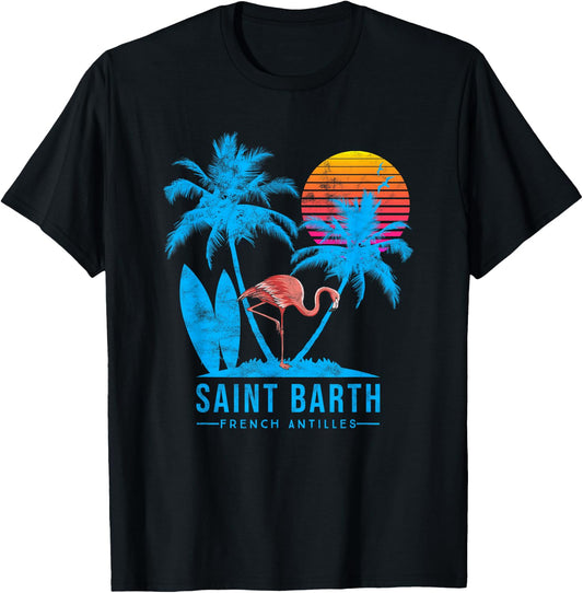 St Barth French antilles Caribbean holidays T-Shirt - T-Shirt | Black