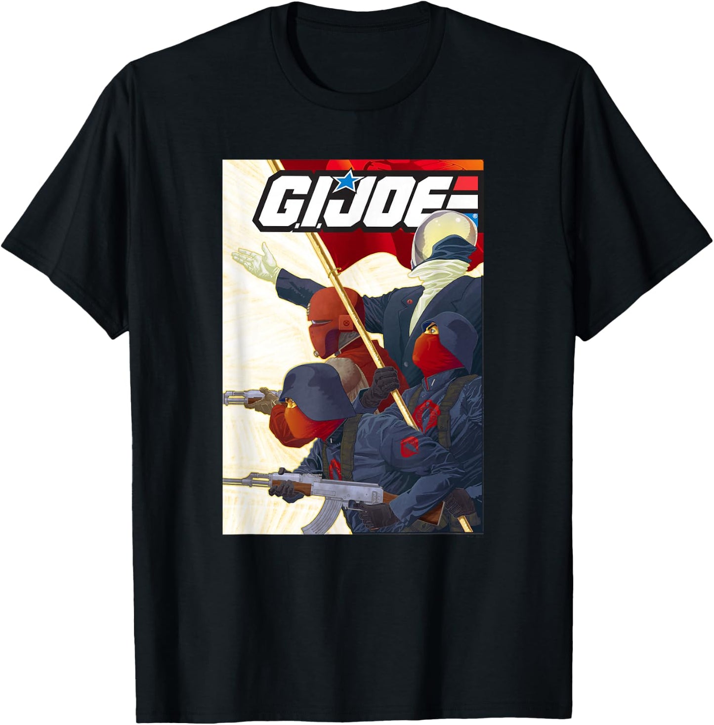 G.I. Joe A Real American Hero Cobra Command Troops Poster T-Shirt - T-Shirt | Black