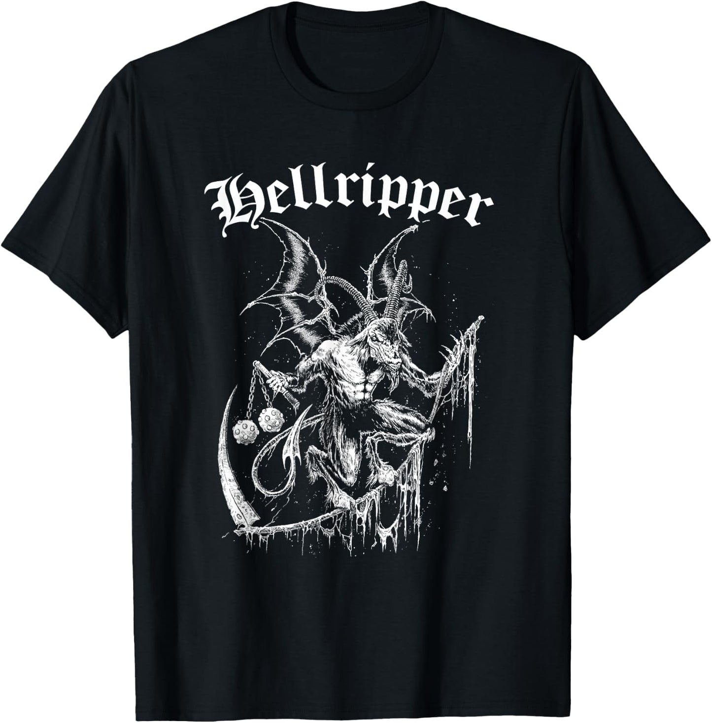 Hellripper - Riddick Reaper T-Shirt - T-Shirt | Black