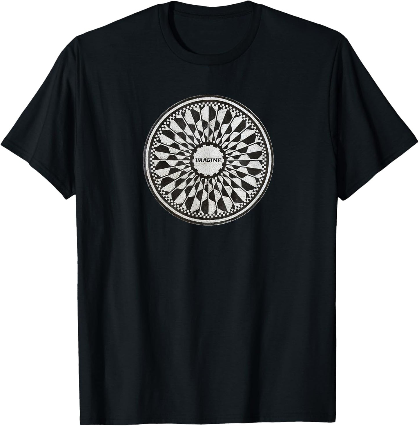 Central Park Imagine Music Theme T-Shirt - T-Shirt | Black
