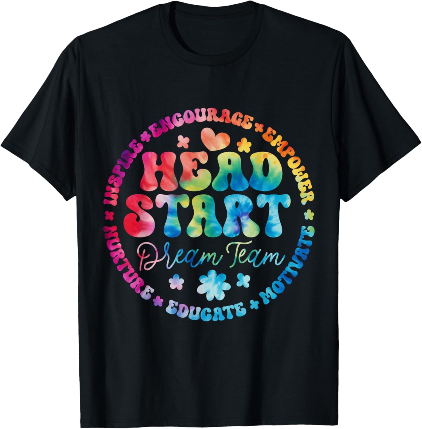 Head Start Squad Homeschool Teacher Headstart Back To School T-Shirt - T-Shirt | Black