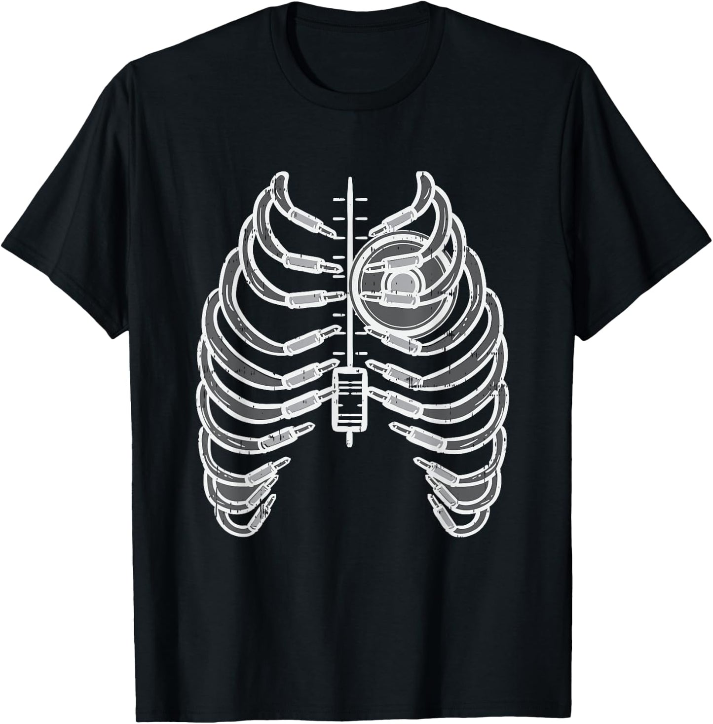 Sound Engineer Rib Cage for Audio Engineer T-Shirt - T-Shirt | Black