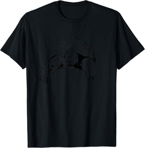 Sulcata Tortoise African Spurred Tortoise Turtle T-Shirt - T-Shirt | Black