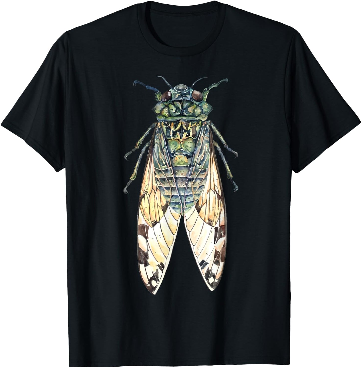 CICADA Insect Great Eastern Brood X USA 2024 Magicicada T-Shirt - T-Shirt | Black