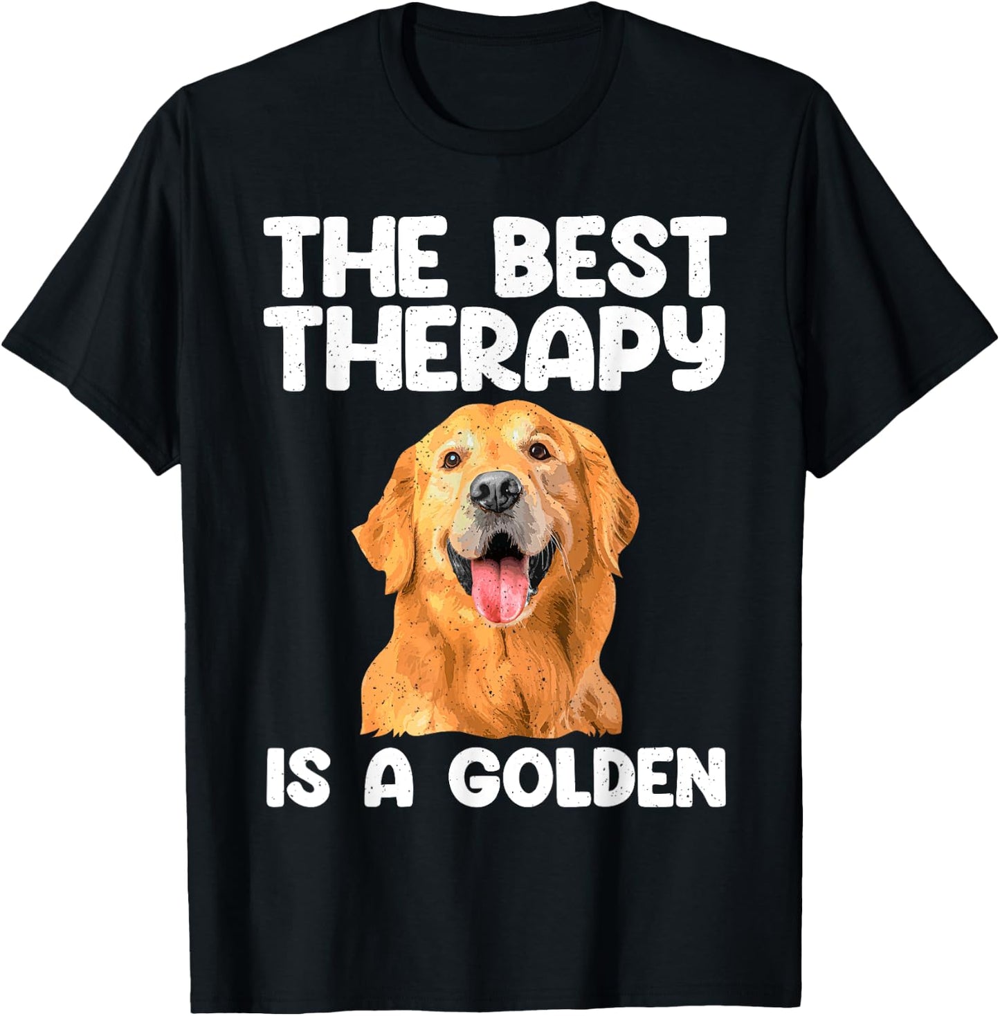 Golden Retriever Design Women Golden Retriever Lover T-Shirt - T-Shirt | Black