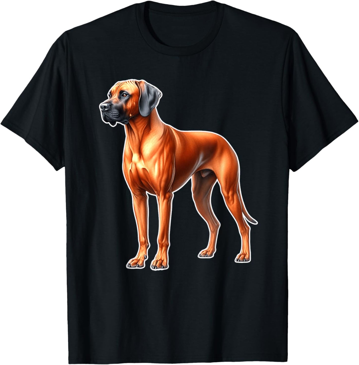 Rhodesian Ridgeback Dog T-Shirt - T-Shirt | Black