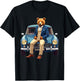 Enjoy Cool Teddy Bear With Classic Car Graphic Designs Fun T-Shirt - T-Shirt | Black