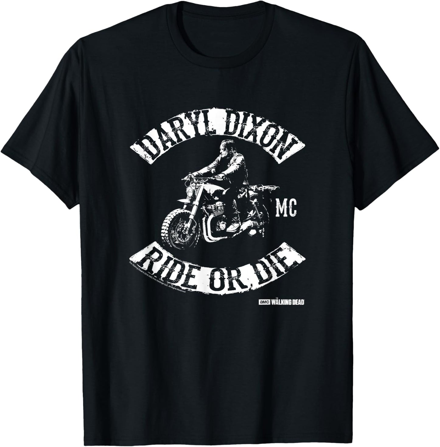 The Walking Dead Ride or Die T-Shirt - T-Shirt | Black