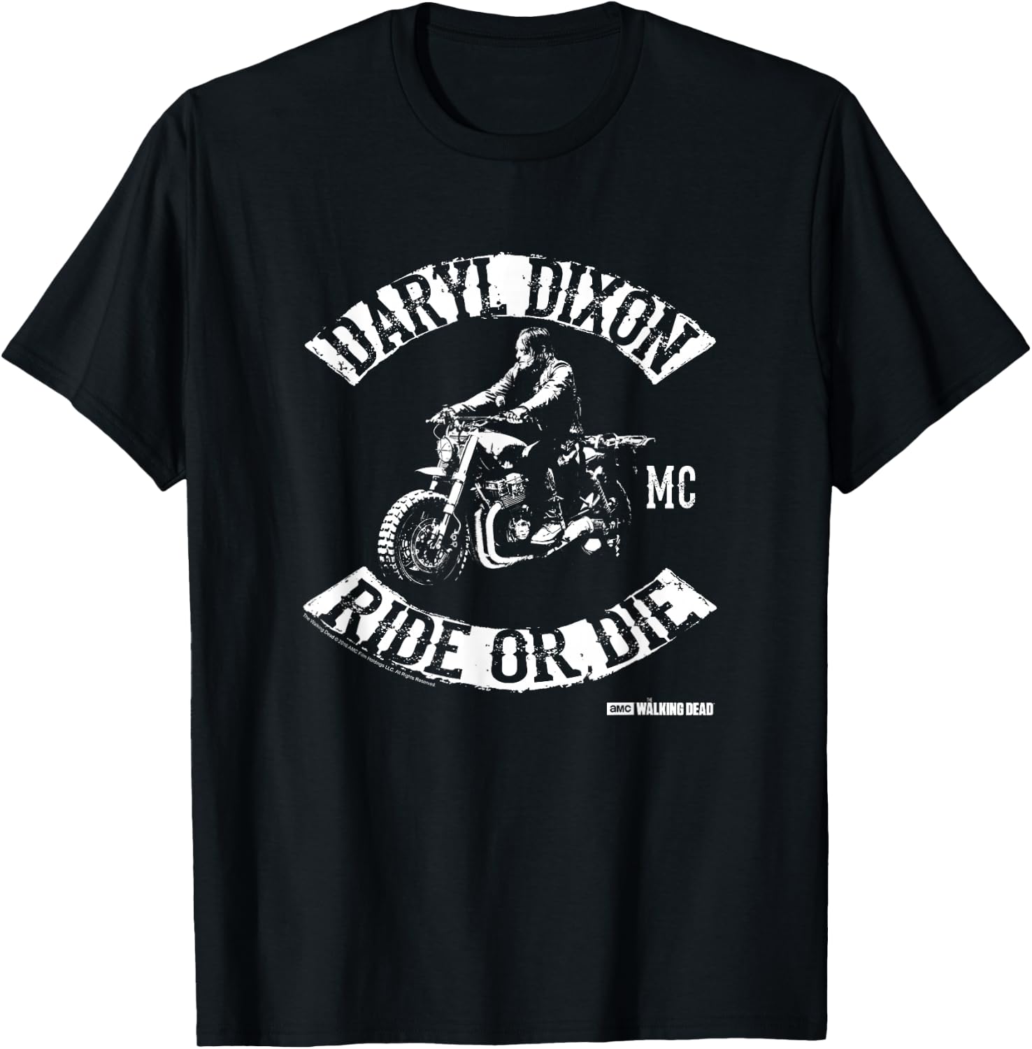 The Walking Dead Ride or Die T-Shirt - T-Shirt | Black
