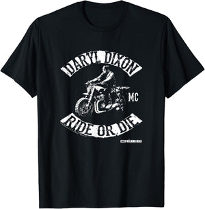 The Walking Dead Ride or Die T-Shirt - T-Shirt | Black