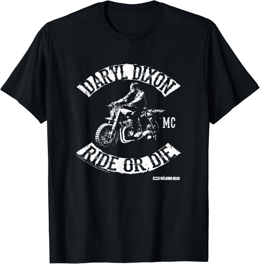 The Walking Dead Ride or Die T-Shirt - T-Shirt | Black