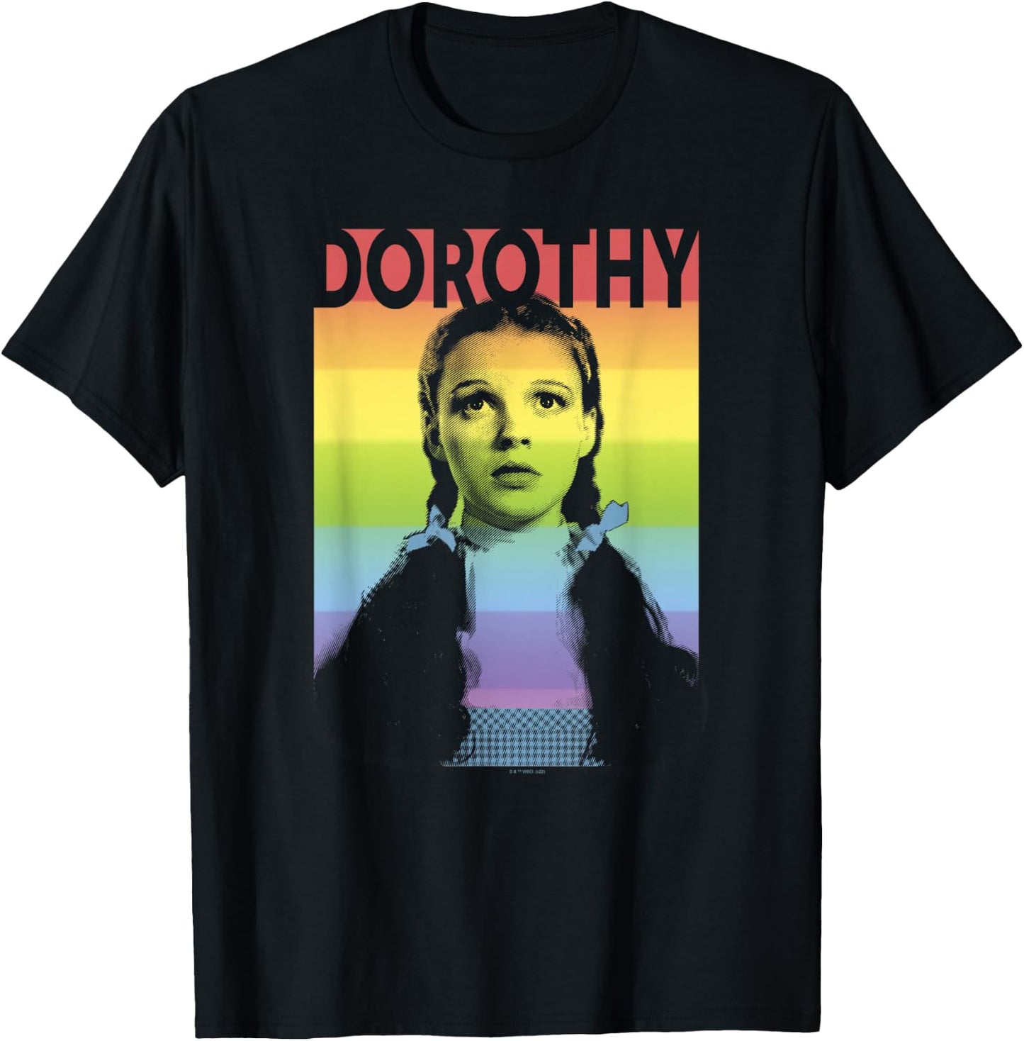 The Wizard of Oz Pride Dorothy Rainbow Poster T-Shirt - T-Shirt | Black