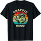 Funny Crappie Mood Retro Fishing Sarcastic Dad Boys T-Shirt - T-Shirt | Black