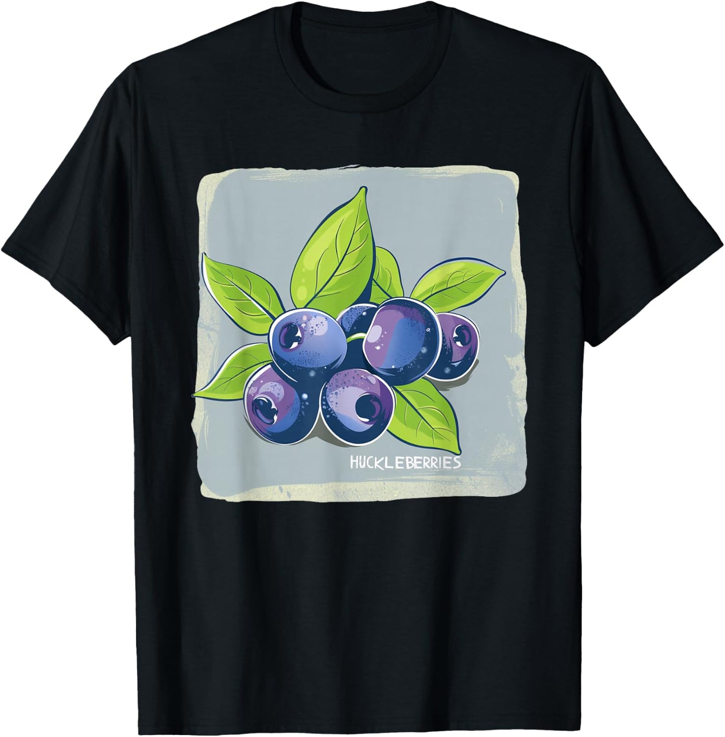 Cool Huckleberry Costume for Fruits Lovers T-Shirt - T-Shirt | Black