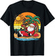 Christmas on The Beach Christmas T-Shirt - T-Shirt | Black