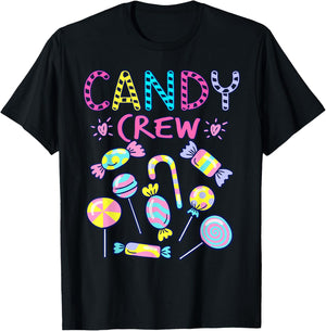 Candy Crew Party Costume Candy Sweetie Candy Squad T-Shirt - T-Shirt | Black