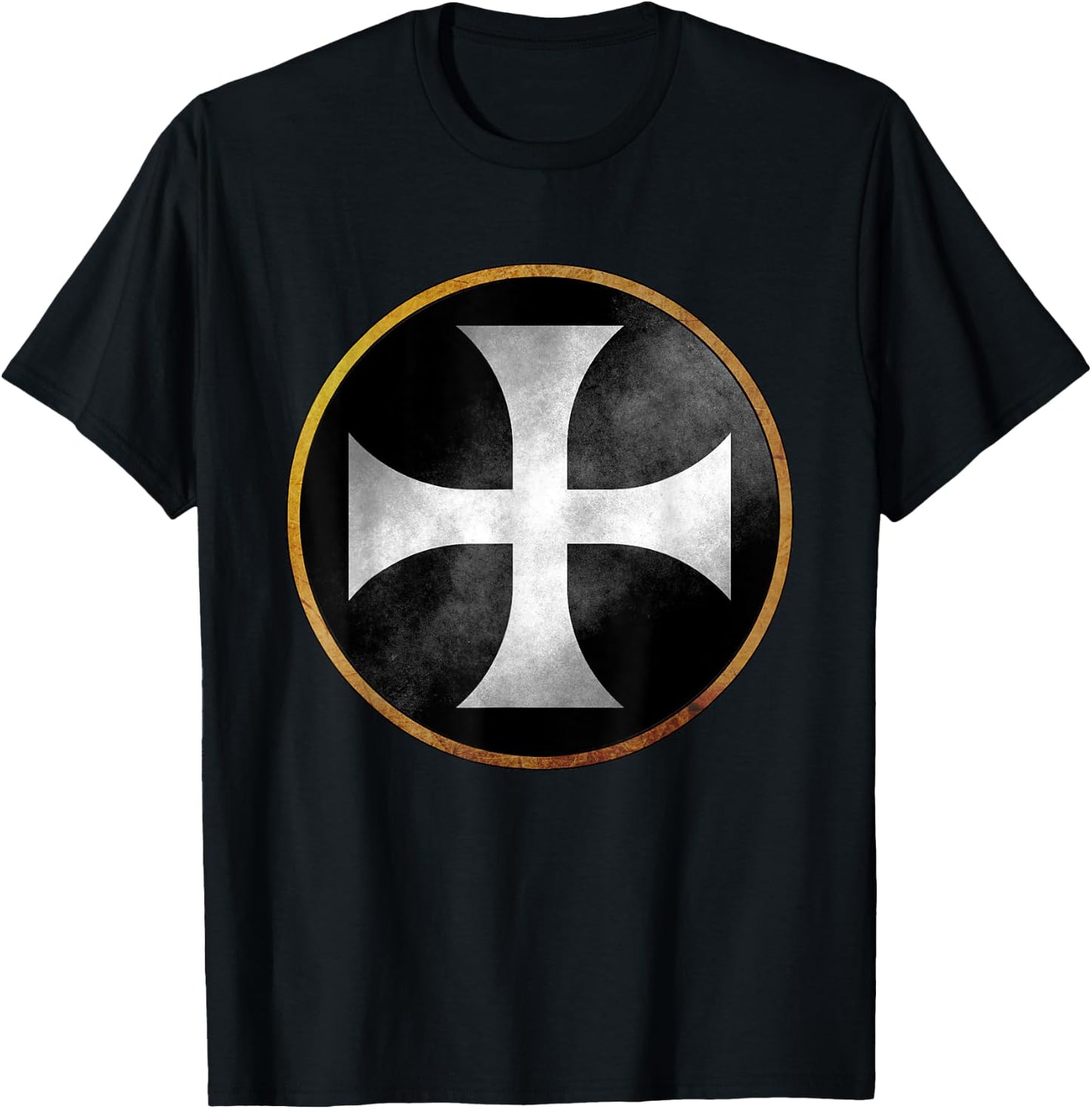 Knights Templar Cross T-Shirt - T-Shirt | Black