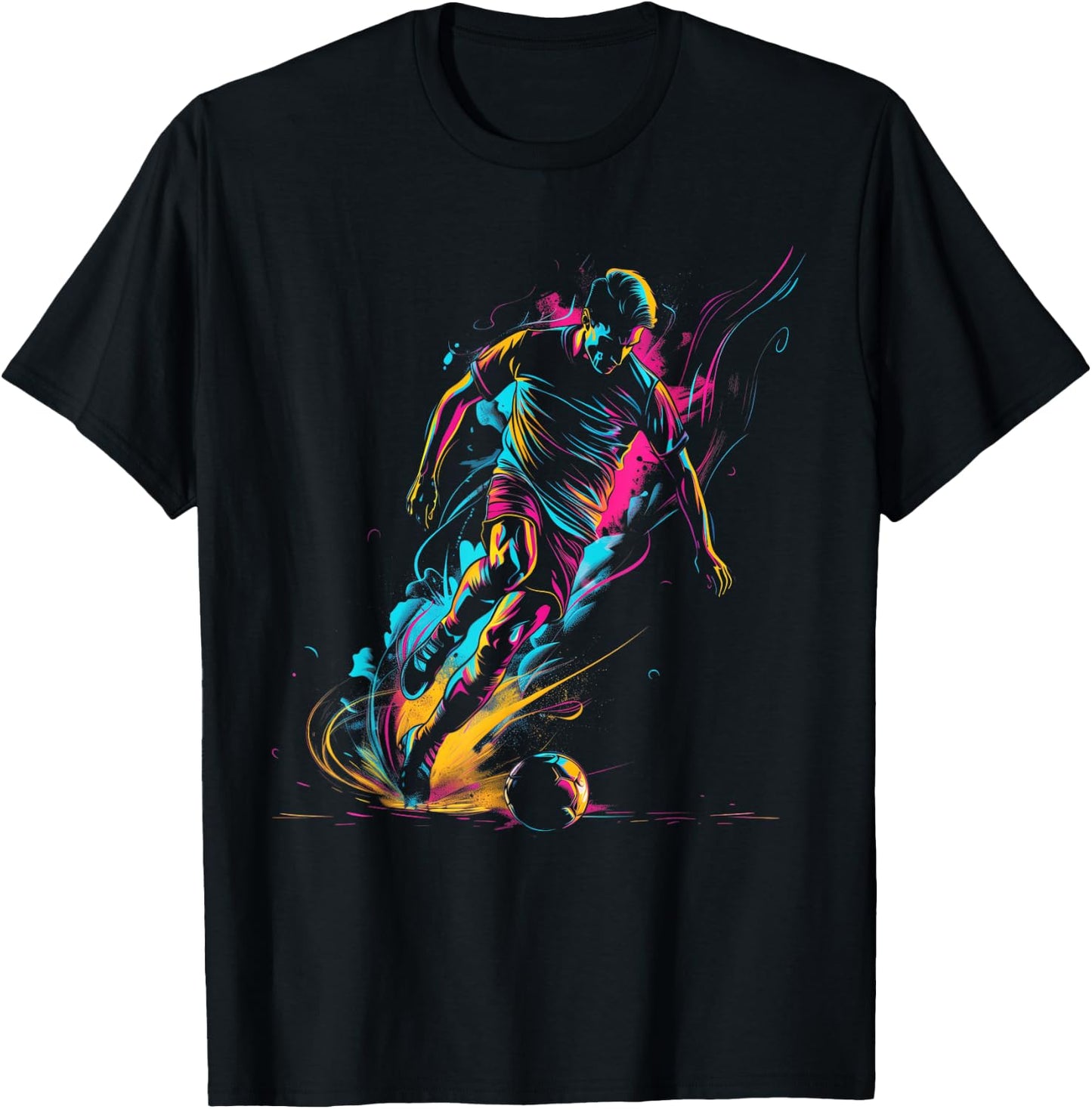 Soccer Player Sports T-Shirt - T-Shirt | Black