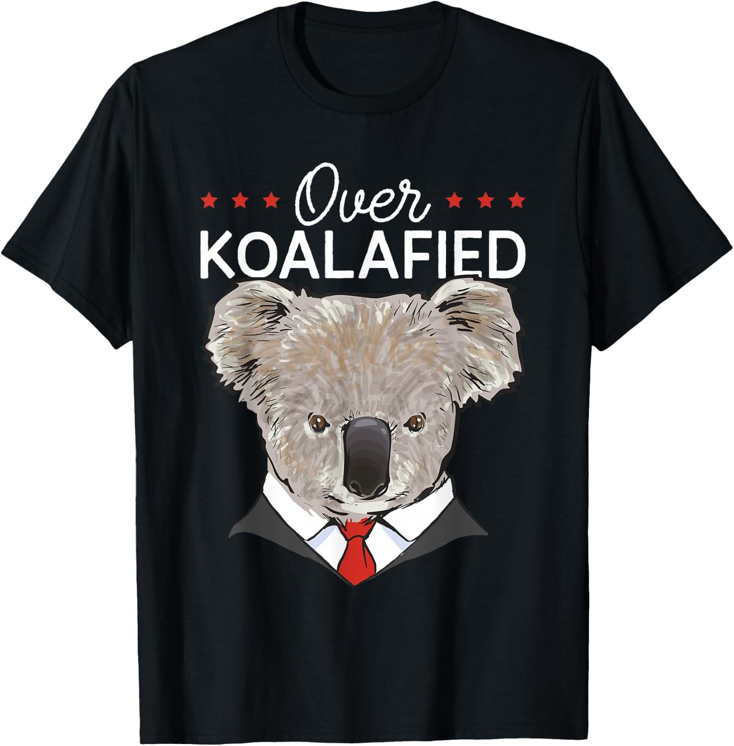 Koala Bear Australia Over Koalafied Koala T-Shirt - T-Shirt | Black