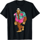 Bigfoot Sasquatch Pink Flamingo Aloha Beach Hawaiian Party Men Women Girls Kids T-Shirt - T-Shirt | Black