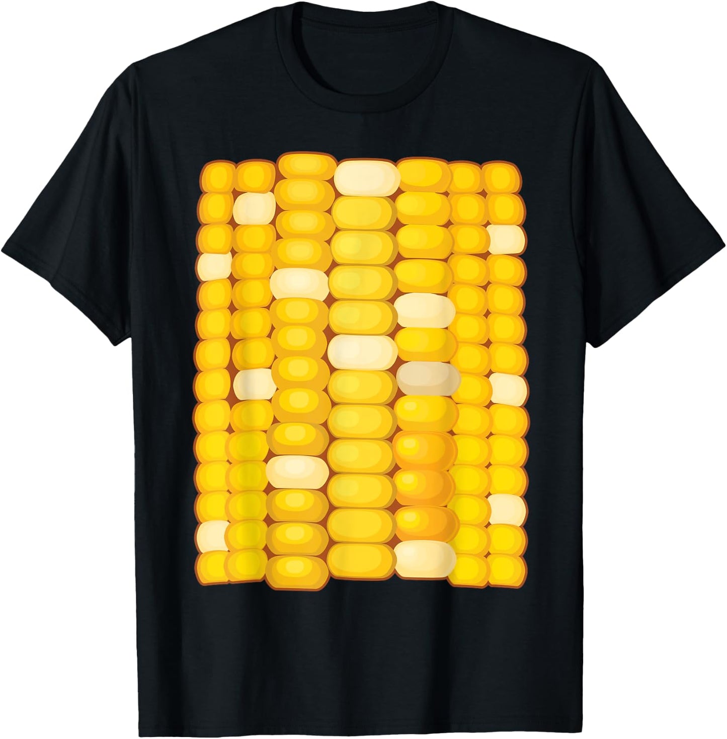 Corn Costume Halloween | Cool Food Dress-Up Gift T-Shirt - T-Shirt | Black
