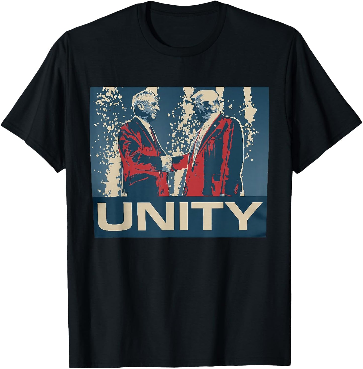 Vintage Retro Robert Kennedy Jr. RFK JR For Trump Unity 2024 T-Shirt - T-Shirt | Black