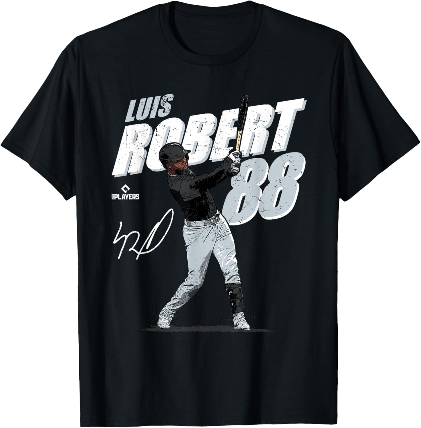 Luis Robert | Chicago Baseball Players | MLBLRT3001 T-Shirt - T-Shirt | Black