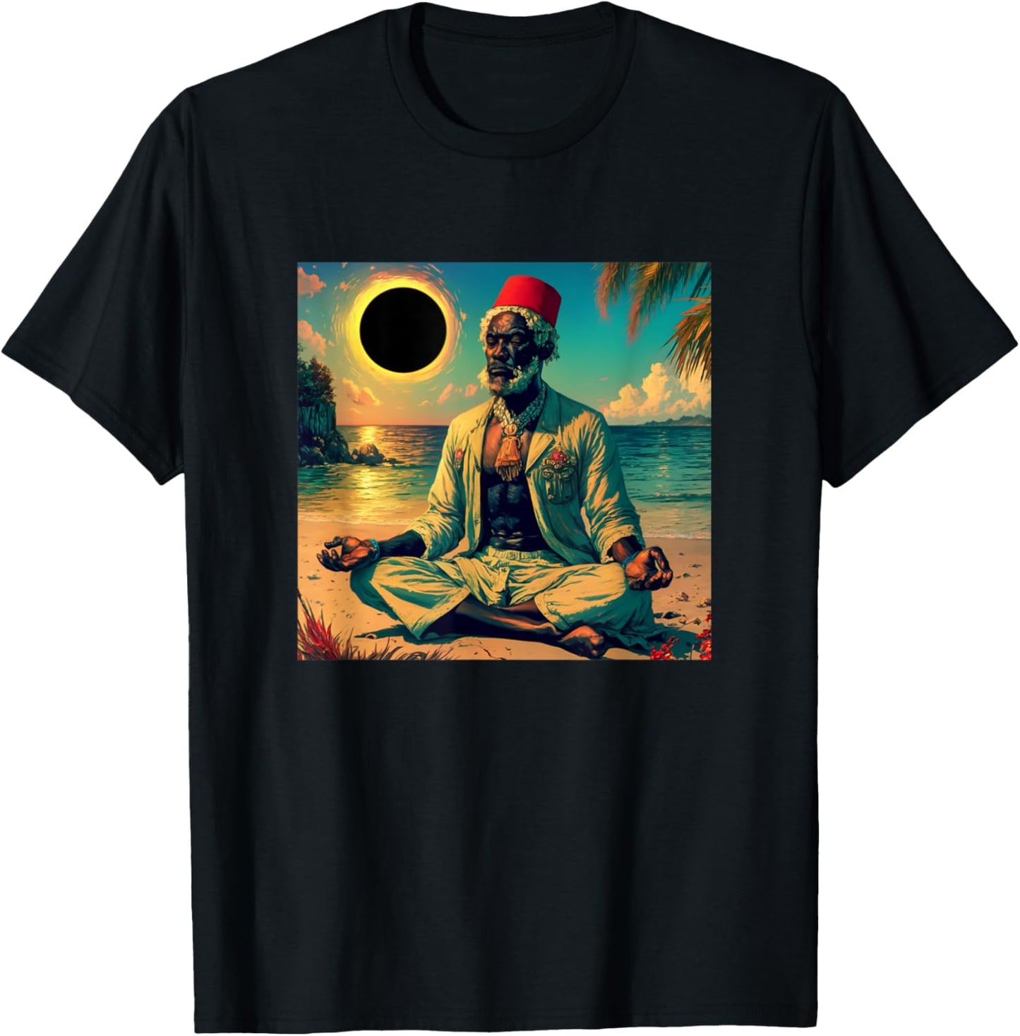 Moslim Moorish King - Moorish American God Body Of Melanin T-Shirt - T-Shirt | Black