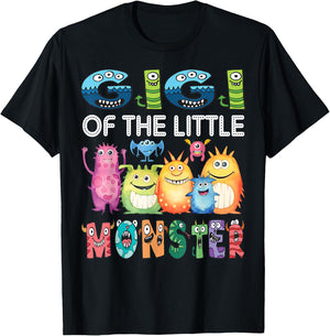 Gigi Of The Little Monster Kids 1St Birthday Party T-Shirt - T-Shirt | Black