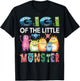 Gigi Of The Little Monster Kids 1St Birthday Party T-Shirt - T-Shirt | Black