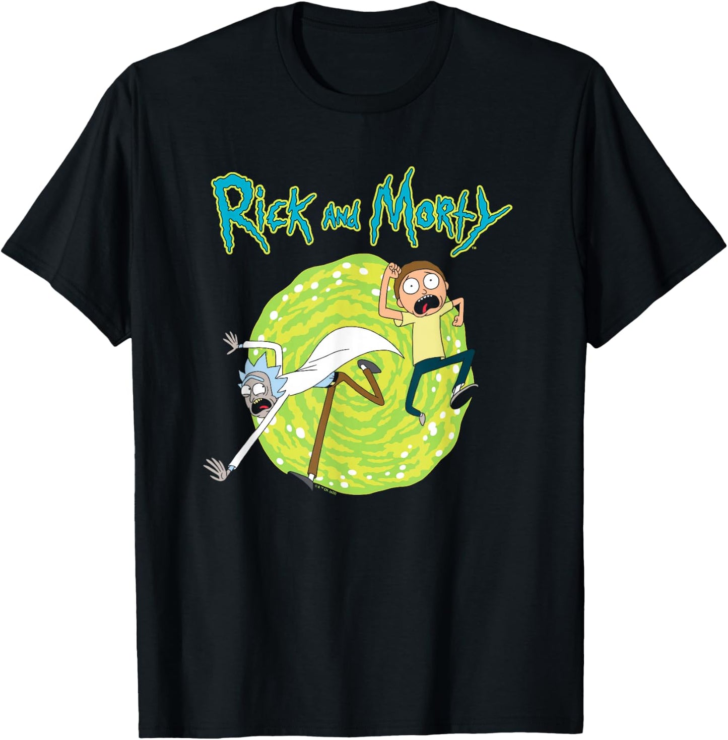 Rick and Morty Portal T-Shirt - T-Shirt | Black