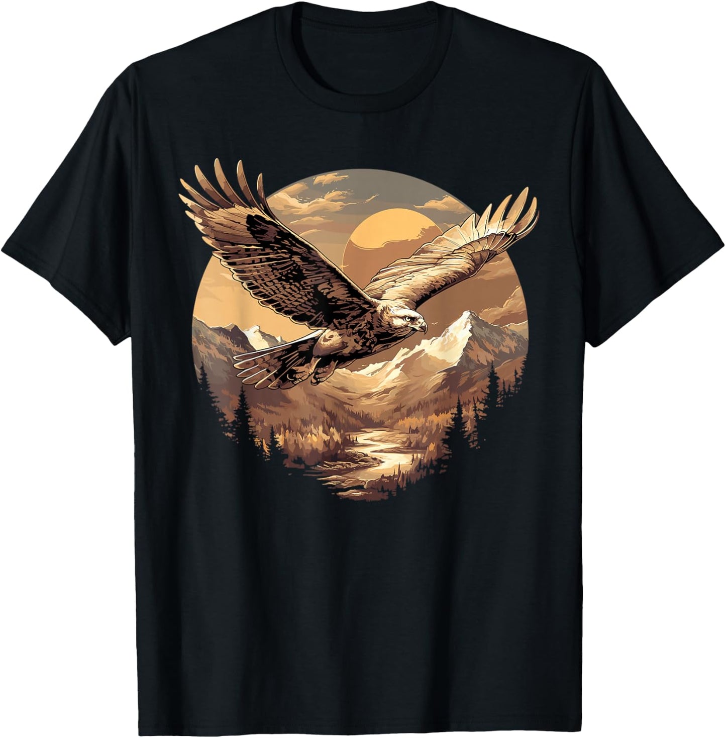 Hawks Hawk T-Shirt - T-Shirt | Black