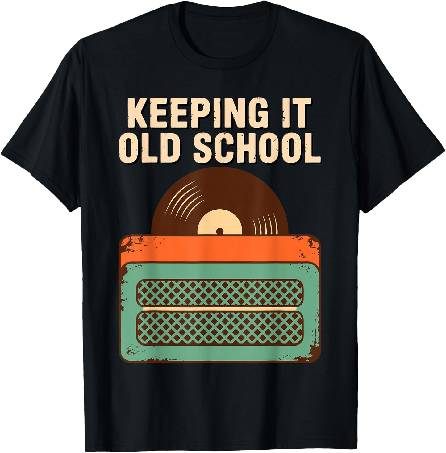Best Vinyl Art Women Music DJ Vinyl Record Collector T-Shirt - T-Shirt | Black