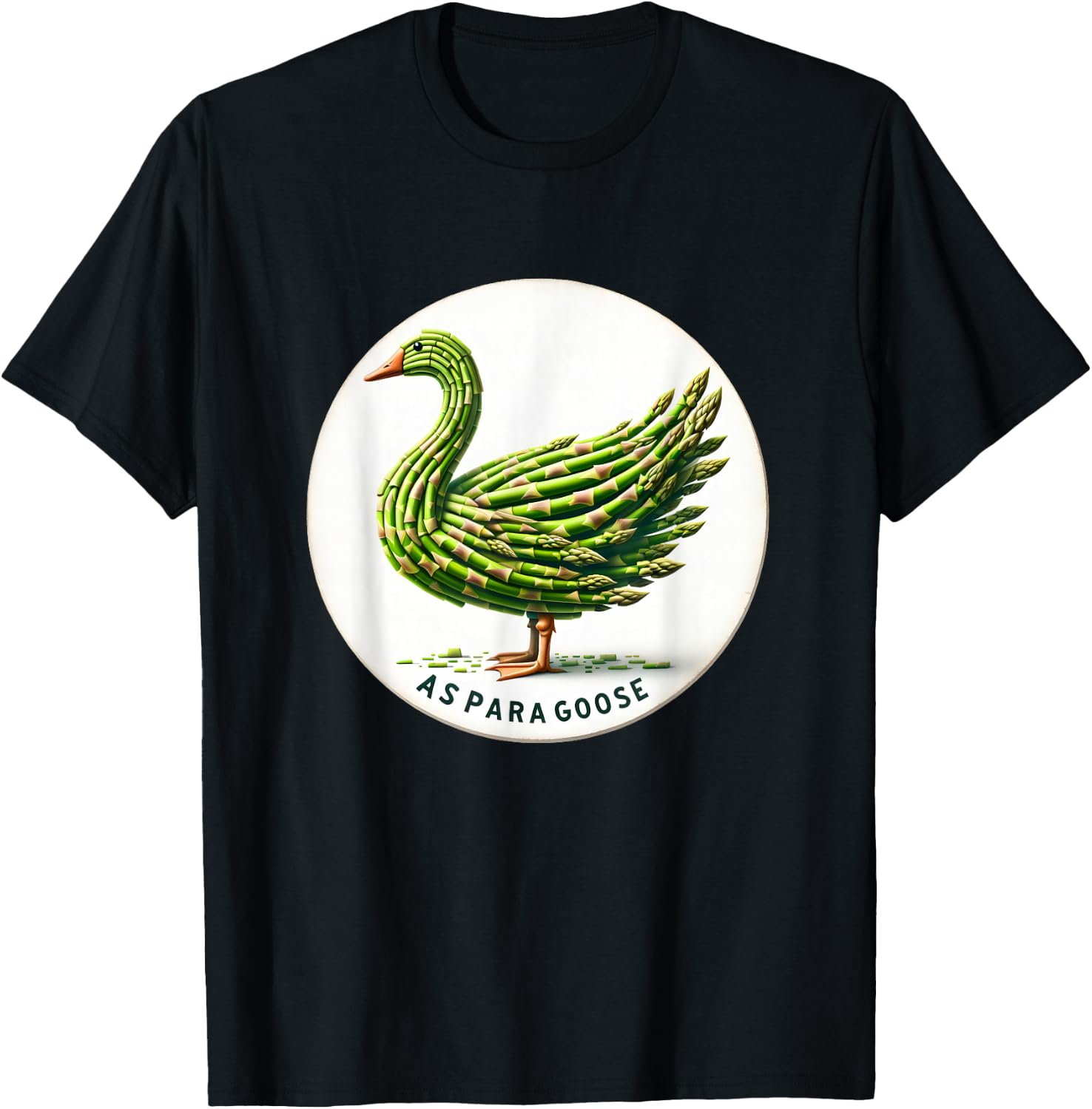 Asparagus Veggie Pun Dedign For Foodies And Garden Lovers T-Shirt - T-Shirt | Black