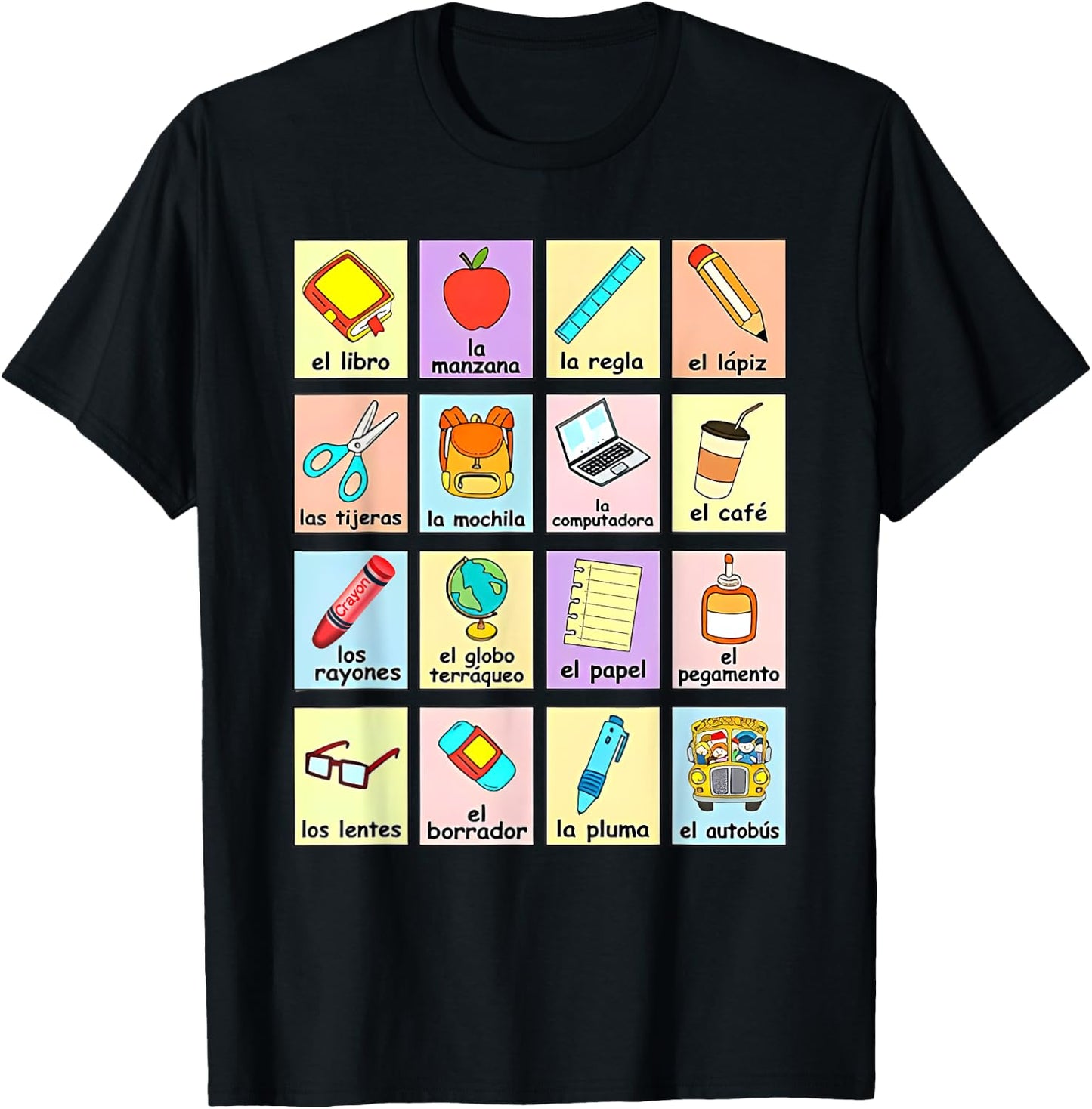 Maestra Bilingual Back to School Spanish Teacher Student T-Shirt - T-Shirt | Black