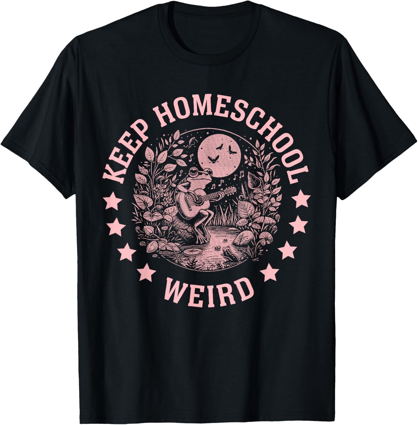 Keep Homeschool Weird T-Shirt - T-Shirt | Black