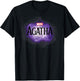 Marvel Agatha All Along Disney+ Series Official Agatha Logo T-Shirt - T-Shirt | Black